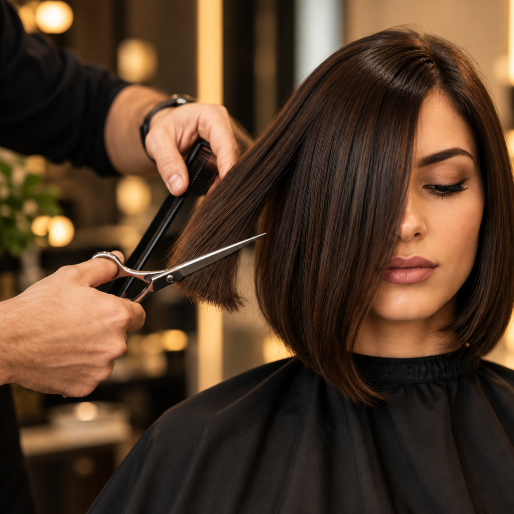 Women's Hair Cut and Styling at Latest Salon
